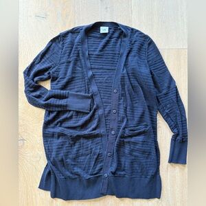 Cabi dark blue Cardigan Sweater